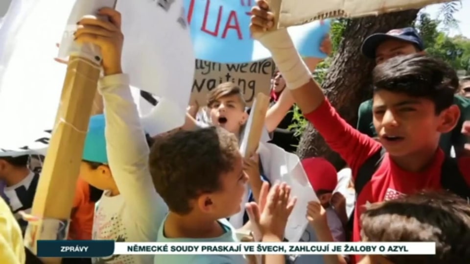 15. 8. 2017 ZPRÁVY: Německé soudy praskají ve švech, zahlcují je žaloby o azyl